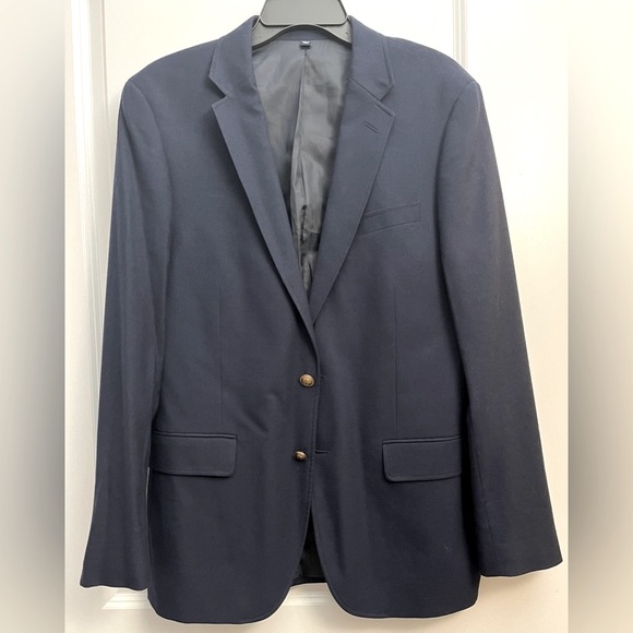 J.Crew Thompson 40R University Blazer – Classic Navy Gold Button Sport Coat - Picture 1 of 9